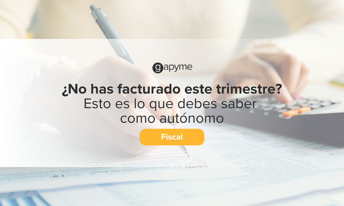 facturacion autónomos - gapyme