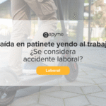 Patinete accidente laboral - Gapyme