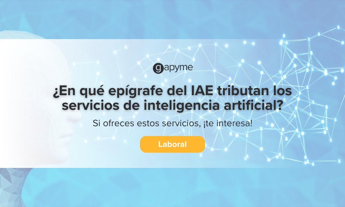 IAE, inteligencia artificial - Gapyme
