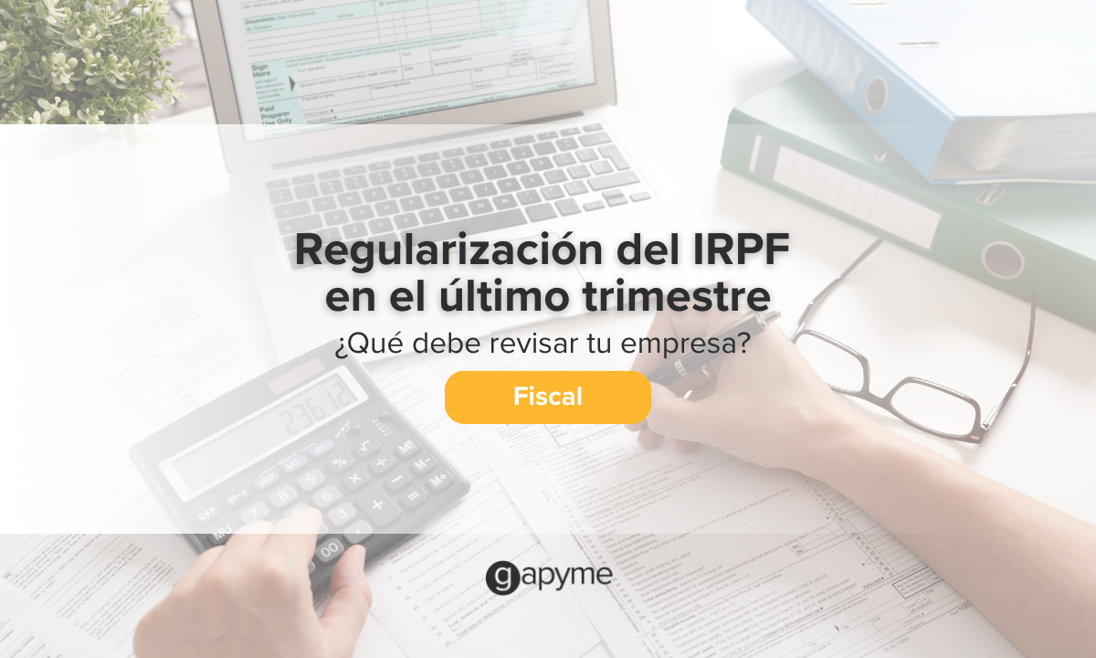 Gapyme - regularización irpf